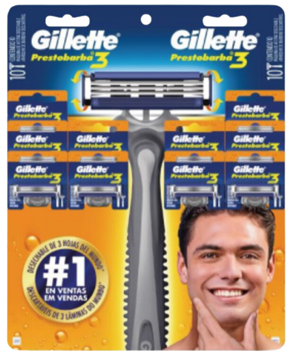 [80685855] GILLETTE RISTRA PB3X5UN MASC 120GX12RIS x 12 Uds.