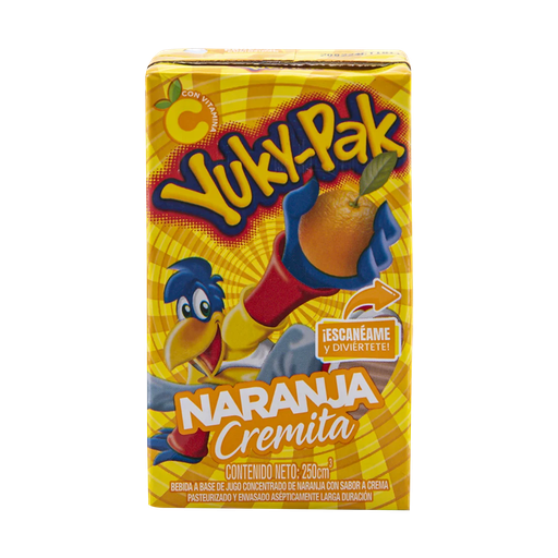 [1017691] YUKYPAK NARANJA LD 250 ML x 24 ml