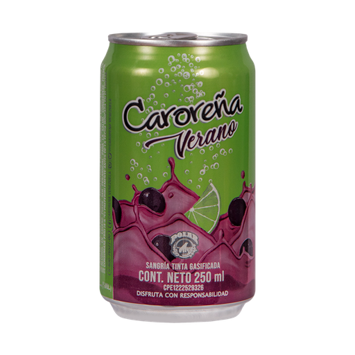 [FR0156] CAROREÑA VERANO TINTA PL 250 ml x 24 Uds.